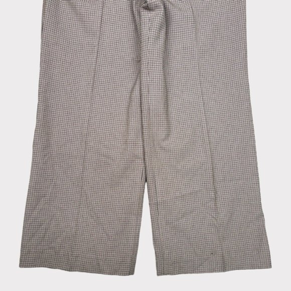 ARITZIA BABATON Rosemarie Pleated High Waisted Wide Leg Trousers Women's Size 10 - Picture 7 of 16